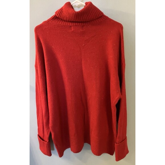 Old Navy Women Red Turtleneck Relaxed Fit Sweater Size Large NWT - Picture 7 of 7